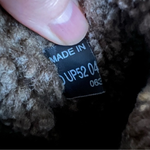 L.L. Bean Snowtop Shearling Leather Tall Winter Boots 7, dark chocolate brown - Picture 5 of 8